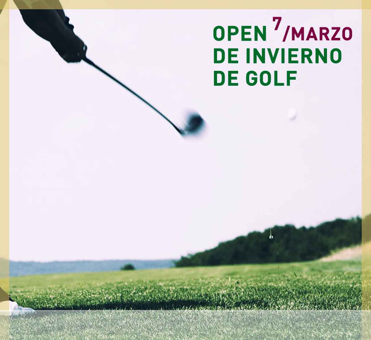 Open de golf de invierno de La Galera, en Valladolid, el 7 de marzo de 2020
