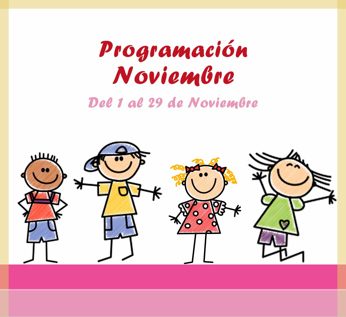 Programación de actividades de ludoteca para noviembre en La Galera