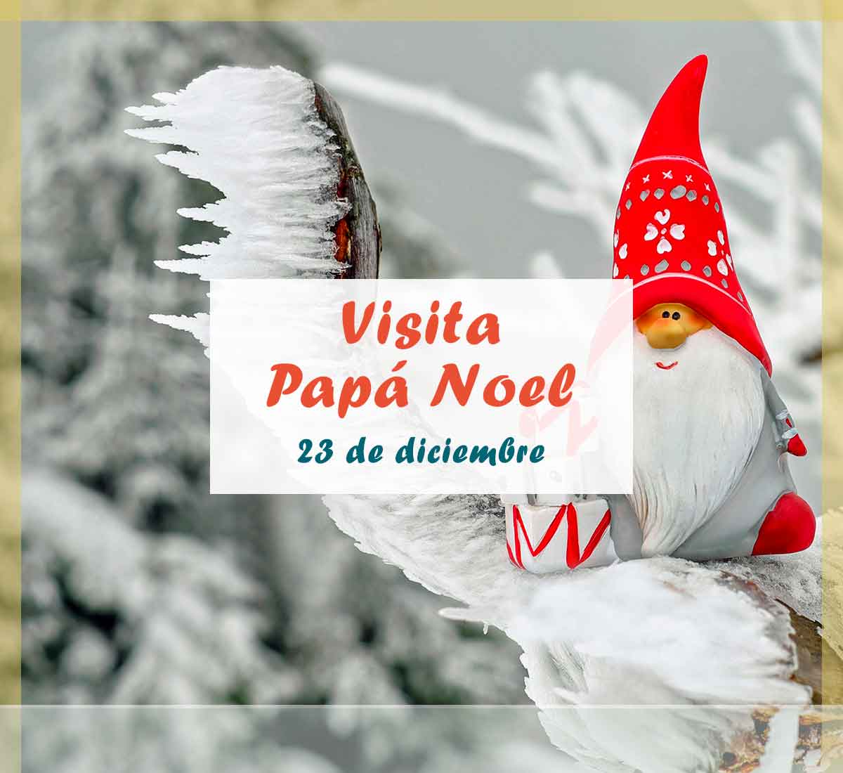 Visita de Papá Noel el 23 de diciembre en el Club de Campo La Galera