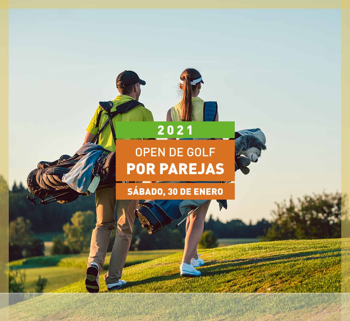Open de golf por parejas el 30 de Enero en La Galera, en Valladolid