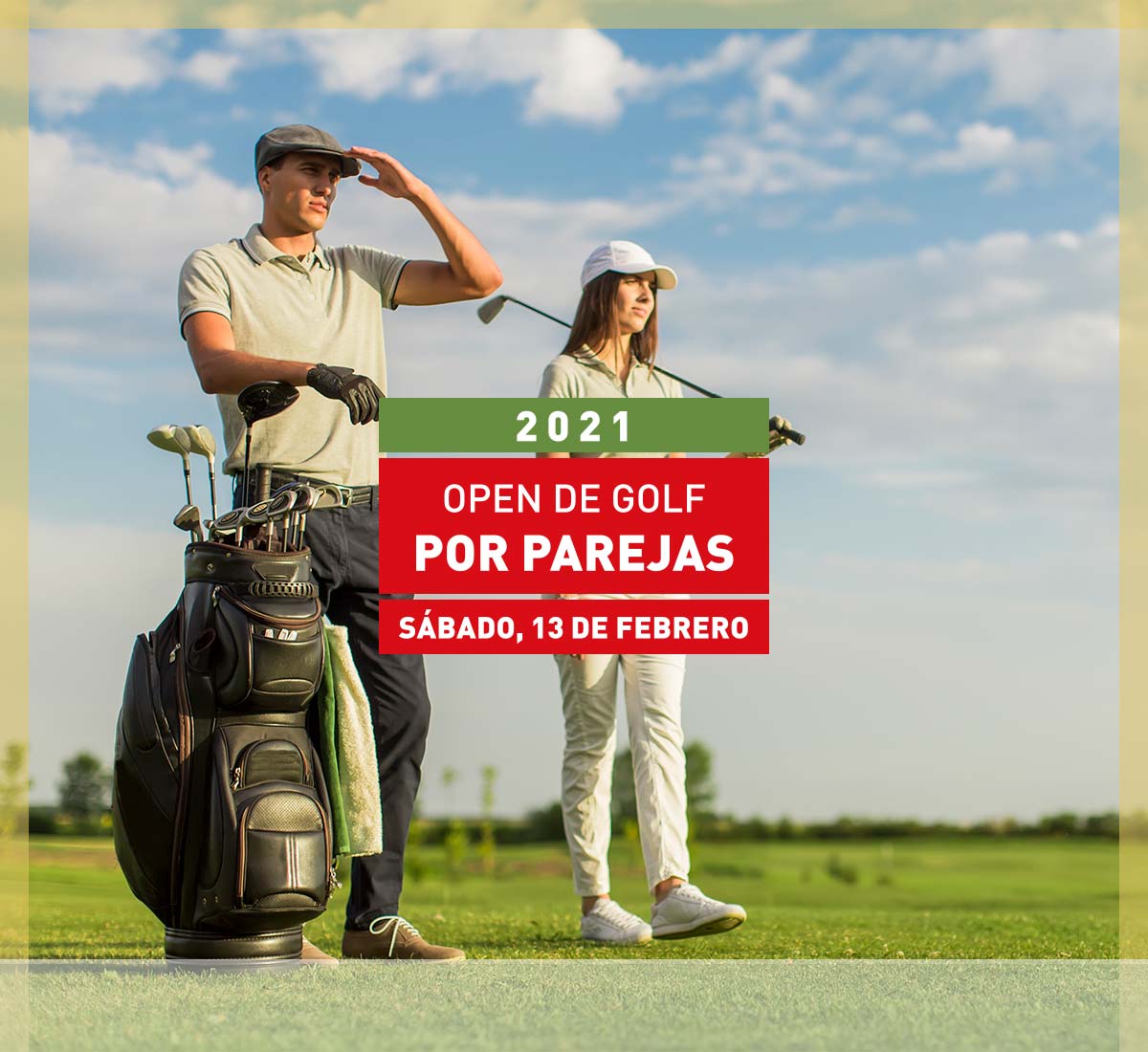 Open de golf por parejas el 13 de Febrero en La Galera, en Valladolid
