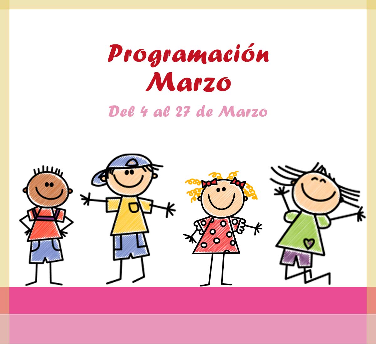 Programación de actividades de ludoteca para marzo de 2021 en La Galera