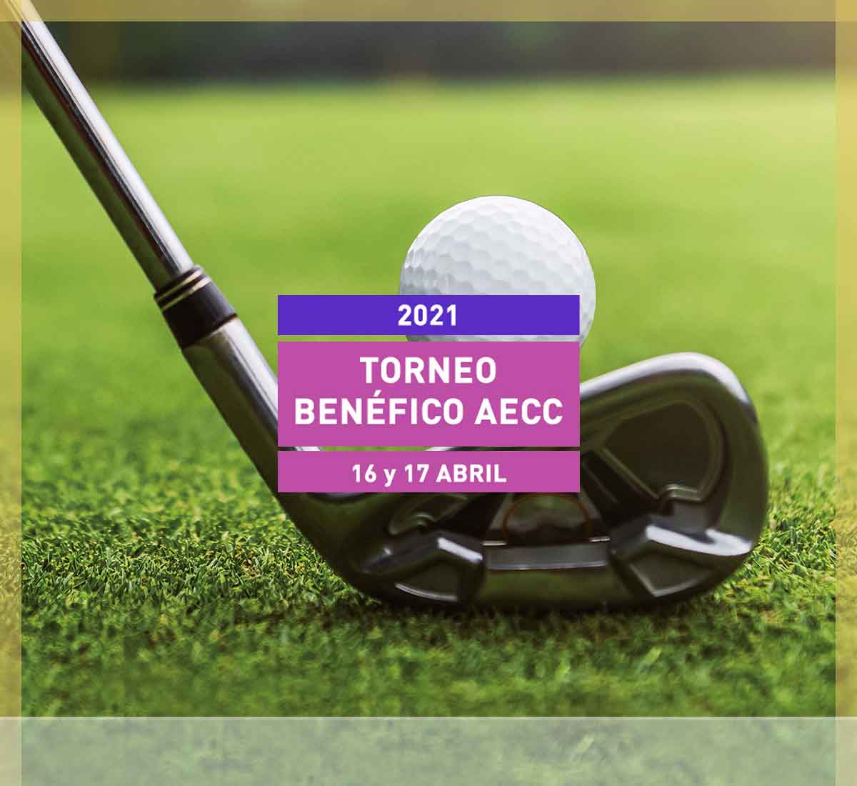 Imagen de bola y hierro en Torneo Benéfico de Golf con la AECC en La Galera, Valladolid