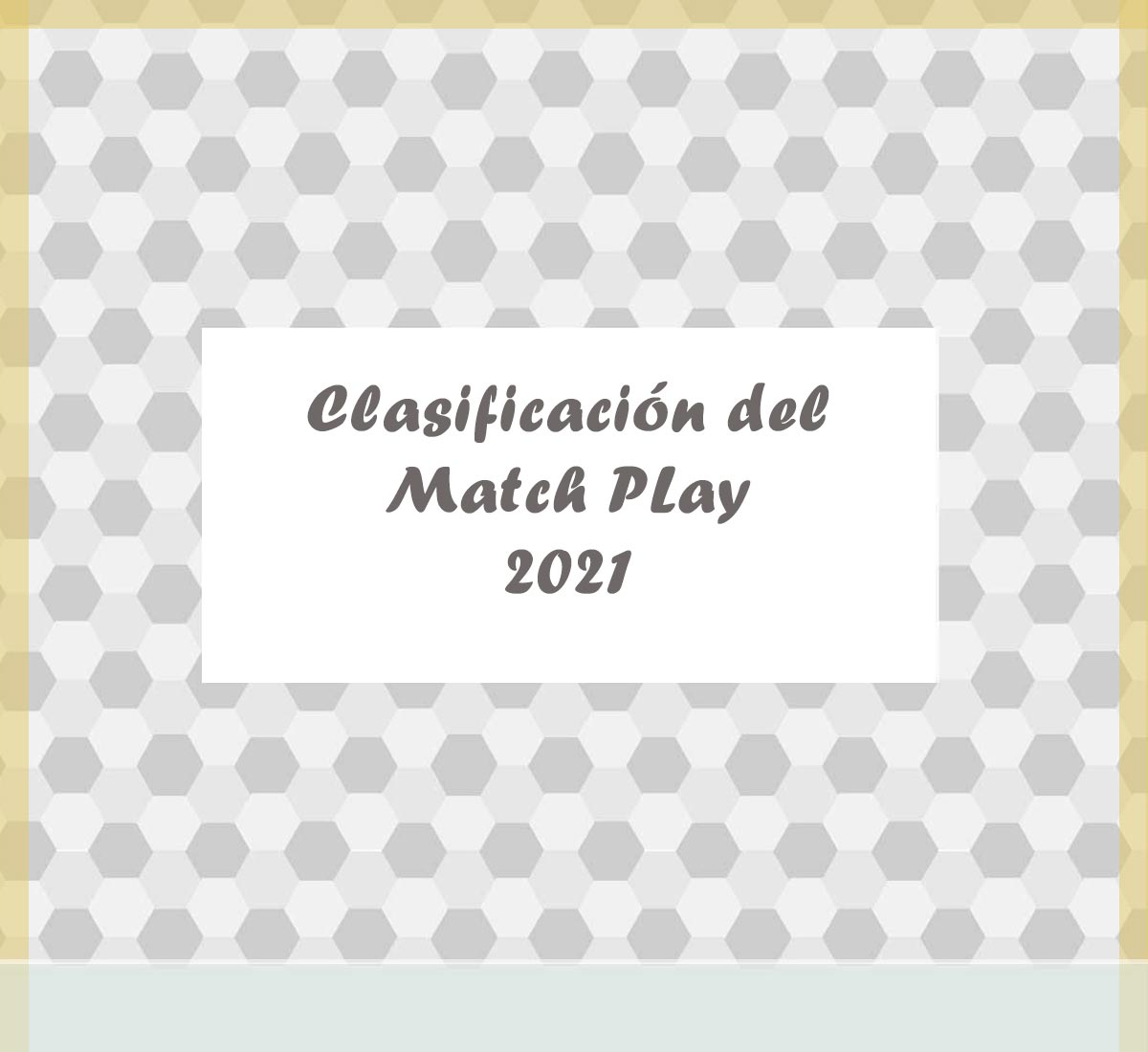 Destacada para la clasificación del Match Play de 2021 de golf La Galera, en Valladolid