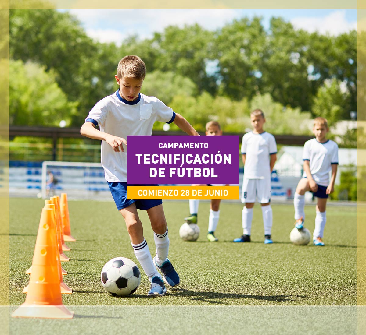 Campamento de Tecnificación de fútbol en verano en La Galera