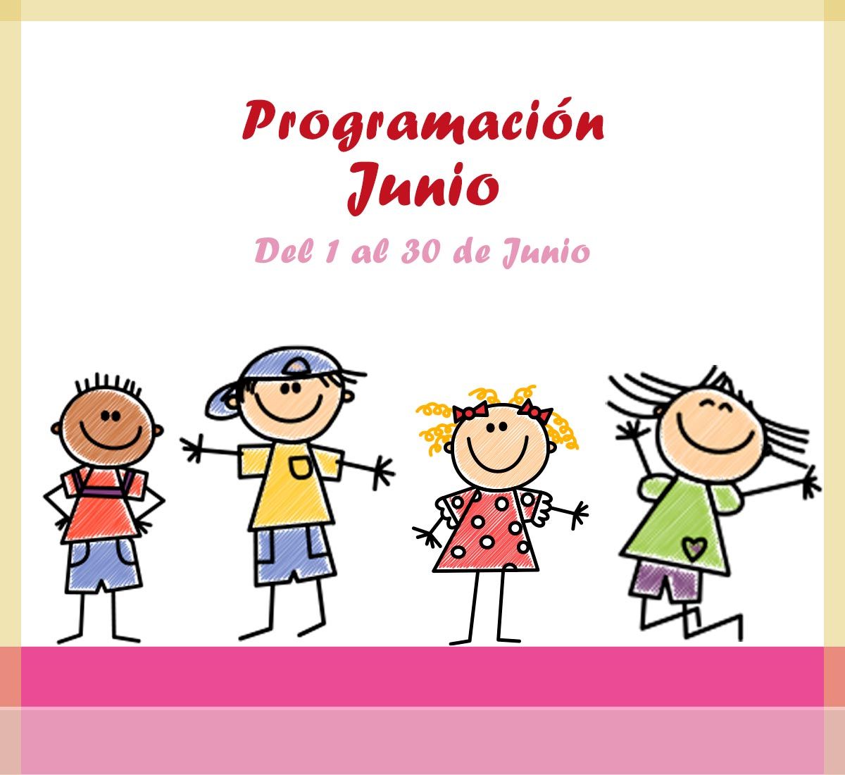 Calendario de actividades de la ludoteca para el mes de junio en La Galera Valladolid