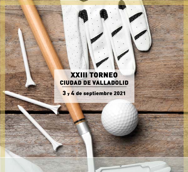 Cartel XXIII Torneo Ciudad de Valladolid, en La Galera, en septiembre de 2021