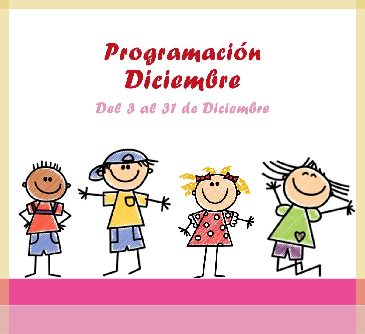 Calendario de actividades de la ludoteca del 3 al 31 de diciembre en La Galera Valladolid