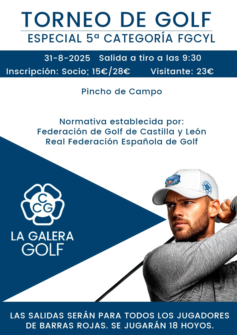 Torneo 5ª categoria golf